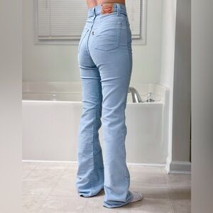 Levi's Light Blue Flare Jeans